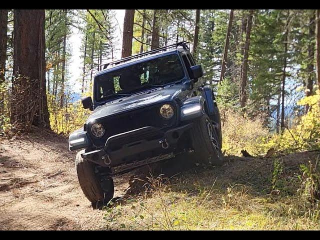 Review of 2024 Jeep Sport S 4XE in the woods.