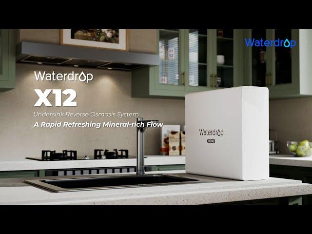 Introducing Waterdrop X Series Reverse Osmosis System, X12