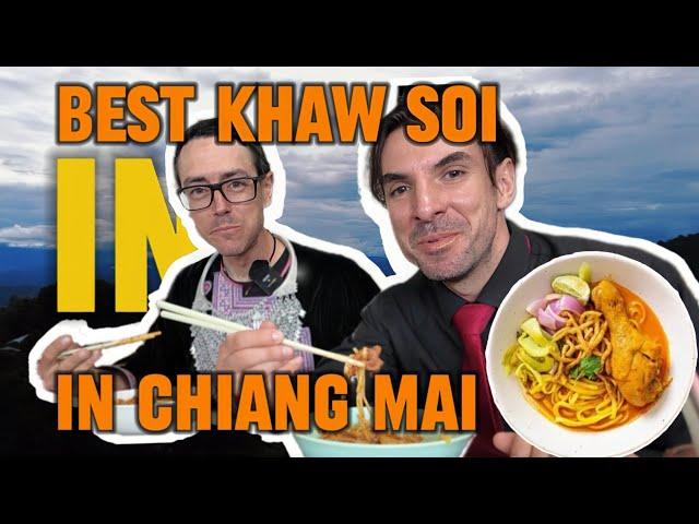 Is this the Best Khao Soi in Chiang Mai? @JoelsTastyRide Thinks it is!!