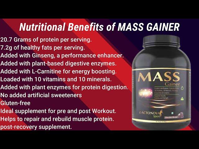 OMEGASPORT PRODUCTS - MASS GAINER || BUILD UP LEAN MUSCLE MASS || VEG SOURCE