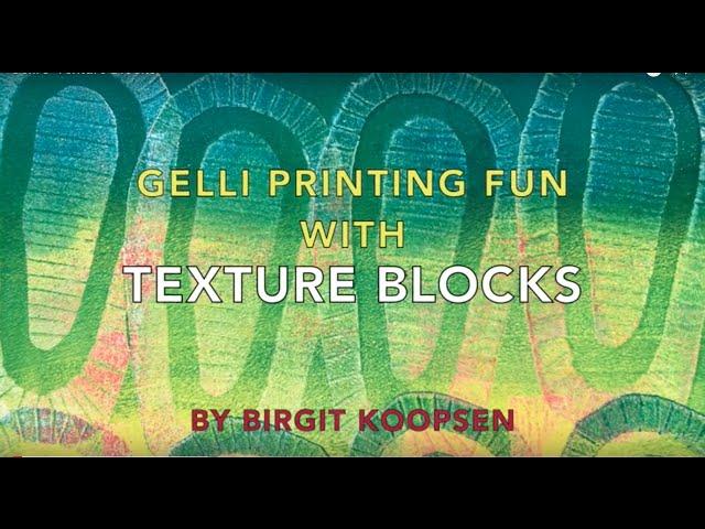 Gelli Arts® Texture Blocks