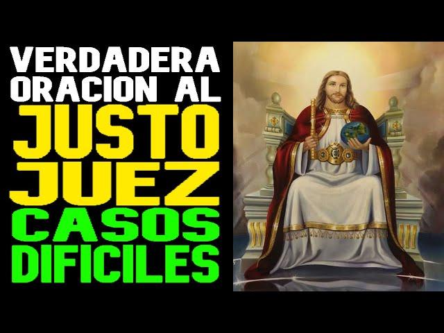 La Verdadera Oracion al Justo Juez  para Casos Dificiles | Jovenes con Jesus.