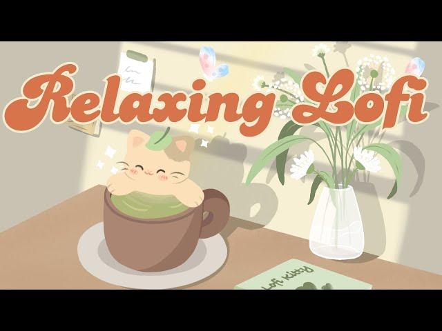 Relaxing Day Lofi 1 Hr Songs ️ Stream cafe cute & relaxing music ️ Make Your Day Better