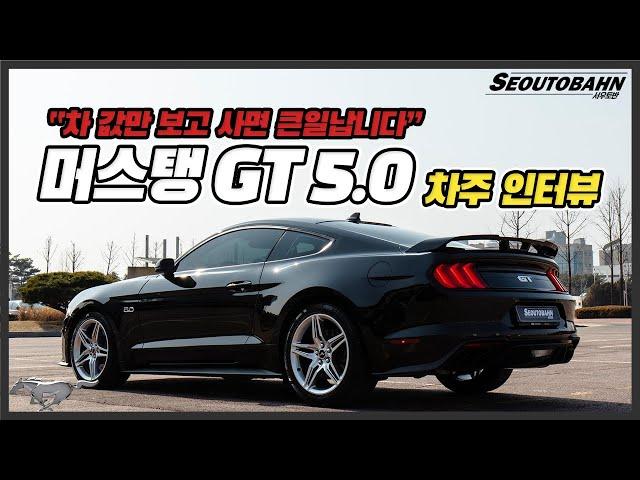 포드 머스탱 GT 5.0 차주의 리얼 후기 | “차 값만 보고 사면 큰일납니다” [차주인터뷰]