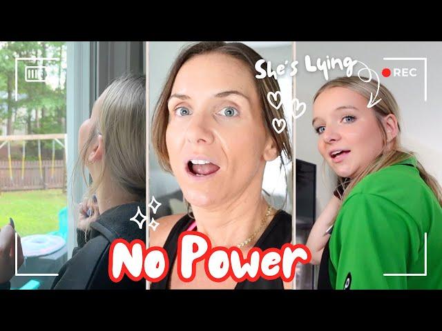 NO POWER | I Never Said That! (Bryleigh's Big Lie) | Family 5 Vlogs
