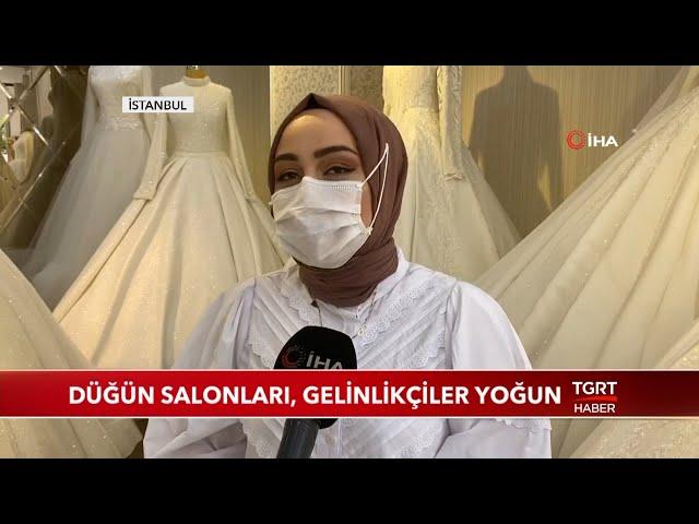 Düğün Salonları ve Gelinlikçiler Yoğun