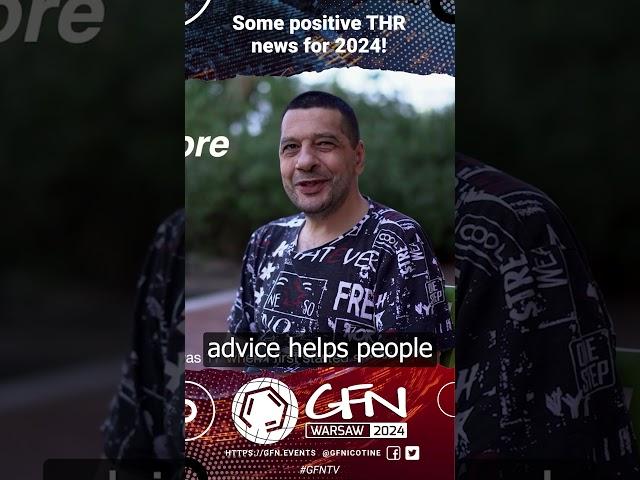 Some positive THR news for 2024! #gfnnews #nicotine #roundup2023