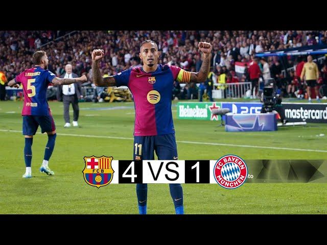 Barcelona x Bayern Munich | 4-1 | extended highlights and Goals | champion league 2024