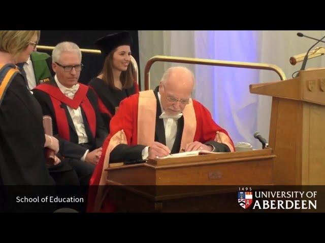 John McLeod CBE FRAM  |  University of Aberdeen Honorary Graduate