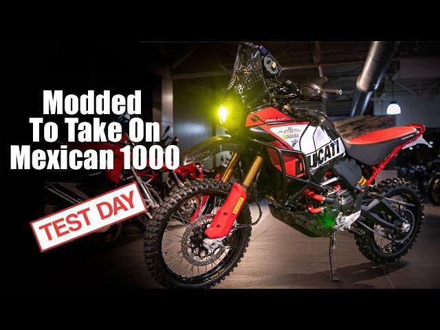 First Look: Ducati's DesertX Rally Modded For The Mexican 1000