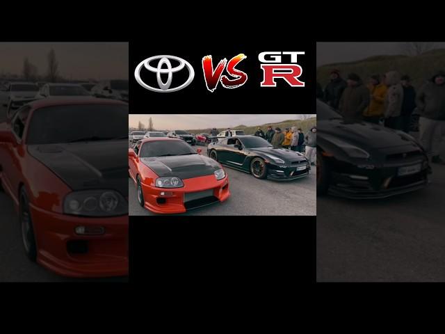 Toyota supra vs Nissan gtr 