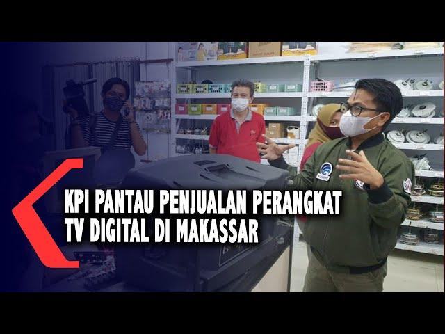 KPI Pantau Penjualan Perangkat Tv Digital Di Makassar