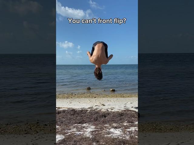 HOW TO DO A FRONTFLIP SAFELY #tutorial #fitness #backflip #frontflip