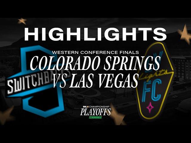 11.16.24 | Colorado Springs Switchbacks FC vs. Las Vegas Lights FC - Game Highlights