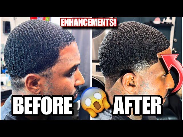 DONT GET UGLY DARK ENHANCEMENTS ON YOUR HAIRLINE TO FINISH THE 720 WAVE HAIRCUT?!?