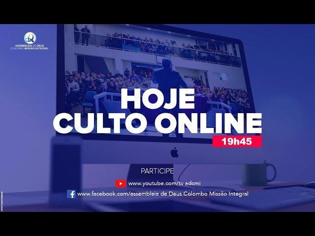 Culto Online Almoço com Deus  Assembleia de Deus Colombo Missão Integral 03 04 2020