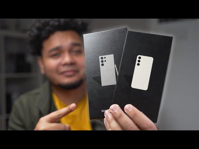 Unboxing: Samsung Galaxy S24 & Samsung Galaxy S24 Ultra (Feat. Samsung Galaxy S23 Ultra)