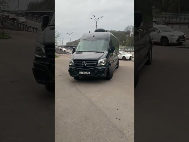 Mercedes Sprinter черный VIP/аренда черный мерседес спринтер/микроавтобус на свадьбу/випбус/трансфер