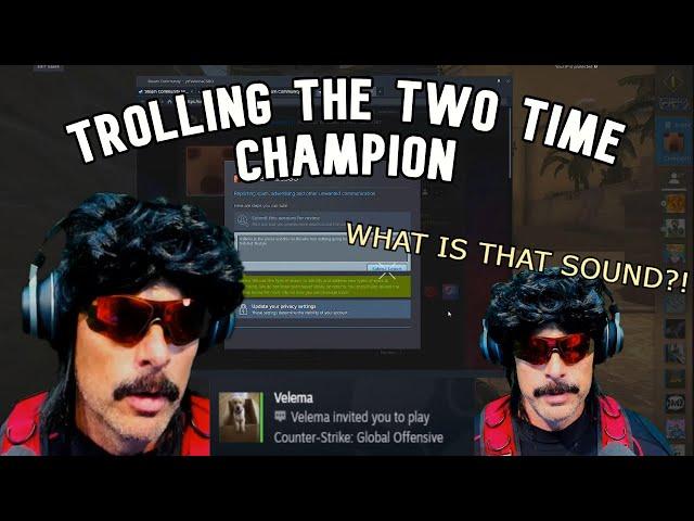 Inviting DrDisRespect to Play Counter-Strike