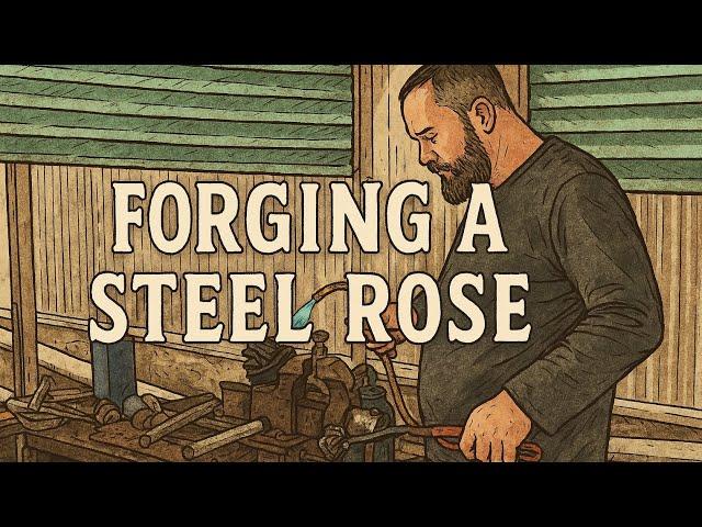 Forging a Steel Rose | Blacksmith Crafting & Hot Forging @Mr.E.Kolesnikov