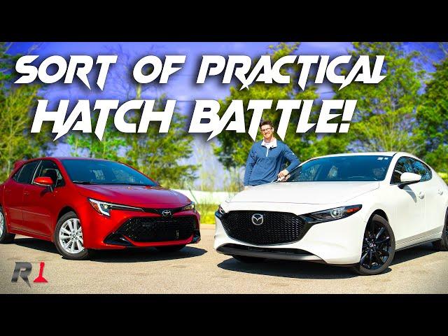 Mazda3 Hatchback vs Toyota Corolla (2023) Comparison / Choose Your Compromise