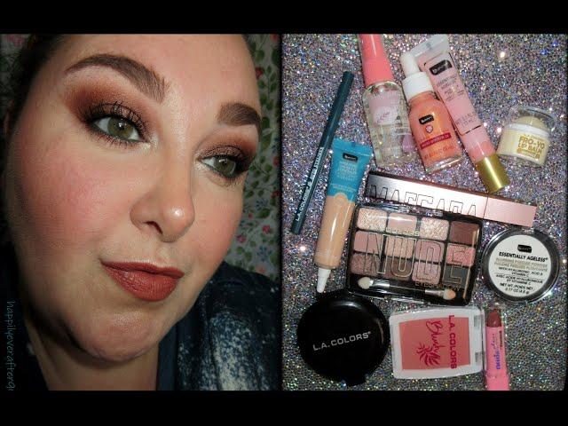 Full Face of New Dollar Tree Makeup // LaColors In Vogue Look #2, Fro Yo Lip Balm, Eyeliners + More!