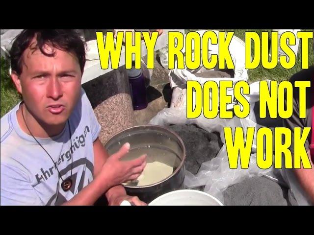 Why Rock Dust Does Not Work