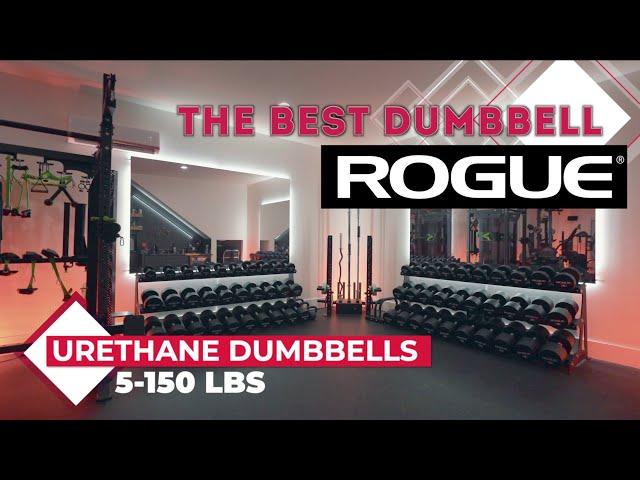 Rogue Urethane Dumbbells and 3-Tier Dumbbell Rack | THE BEST Dumbbell Review | Home Gym