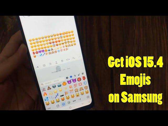 How To Get iOS 15.4 Emojis on Samsung | iOS Emojis On Android Samsung Galaxy A12