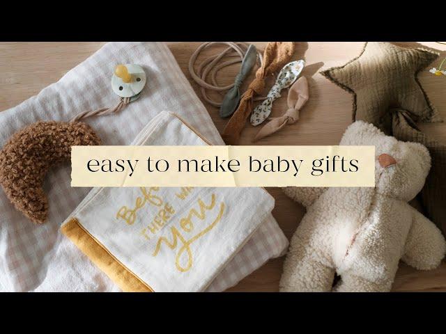 10 DIY Baby Gift Ideas | Beginner Sewing Tutorial