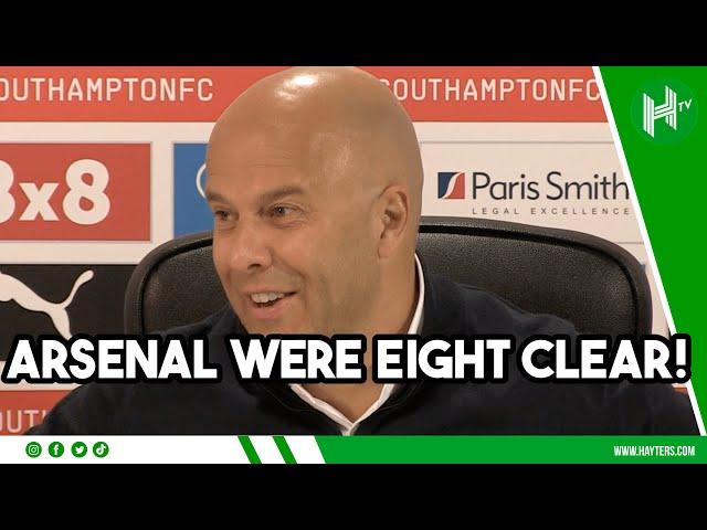 Arsenal were EIGHT POINTS CLEAR! Arne Slot | Southampton 2-3 Liverpool