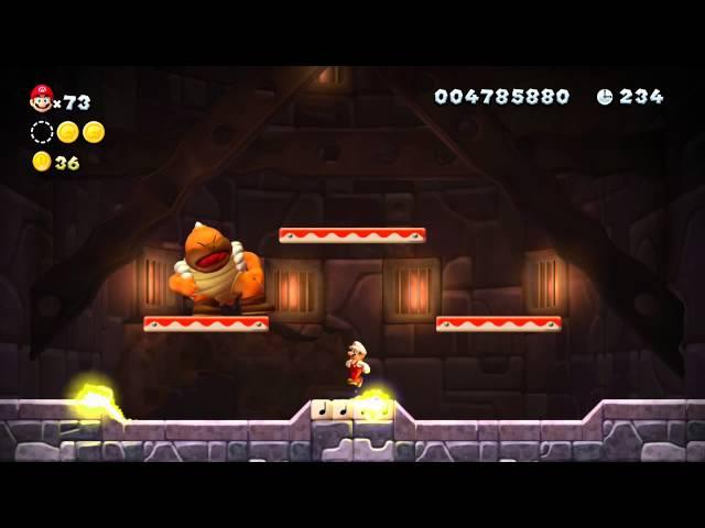 New Super Mario Bros. U Boss 8 - Boss Sumo Bro.