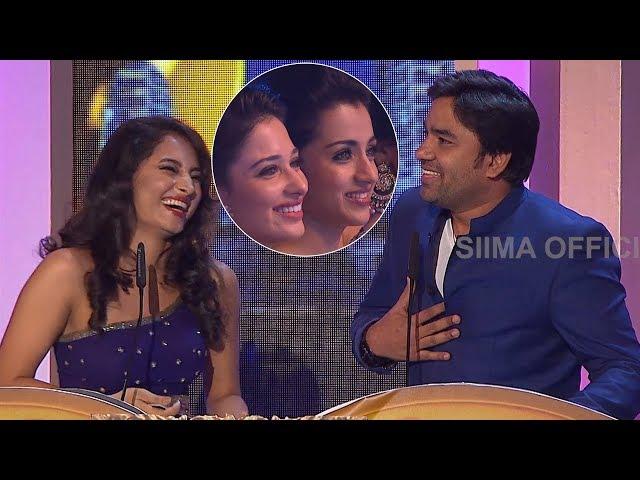 Mirchi Shiva Making Fun At South Indian Awards Show