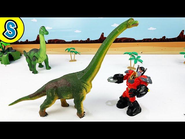 HUGE LONG-NECK Dinosaur rescue dino egg | Skyheart's brachiosaurus toys for kids jurassic world trex