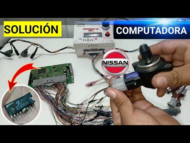 SOLUCIÓN COMPUTADORA NISSAN REPARACIÓN DRIVER DE INYECTOR IAC VALVULA DE RALENTÍ CURSOS ECU STA509A