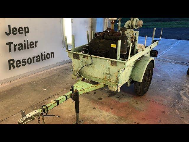 Off-Road Military Jeep Trailer Restoration (Part1)