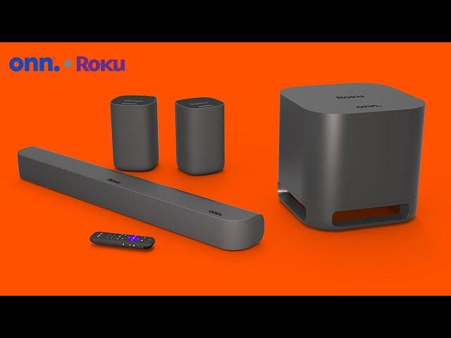 Meet the onn.™∙ Roku Surround Sound System