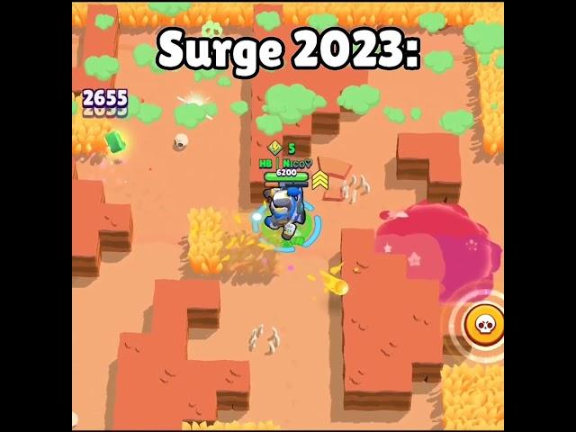 Surge 2023 VS 2020 Credits to the last Clip @CryingMan #BrawlStars #shorts