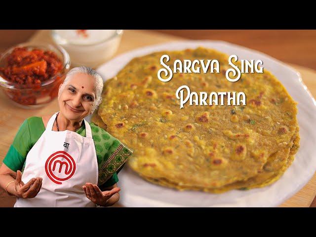 Healthy & Delicious Saragva Sing Paratha Recipe | Moringa Drumstick Paratha by Gujju Ben