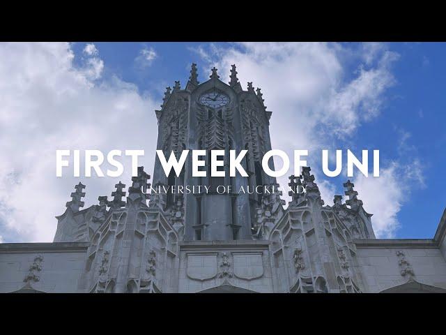 first week of uni  (uoa) | unboxing txt album, romanticising life, moving in halls, aesthetic vlog