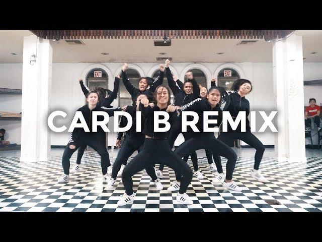 Cardi B Remix - Bartier Cardi, Bodak Yellow, MotorSport, No Limit/Plain Jane (Dance Video)