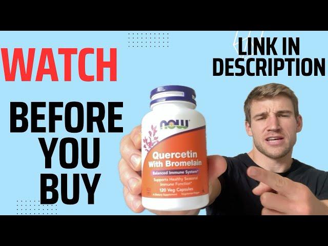 Honest Review of NOW Supplements, Quercetin with Bromelain