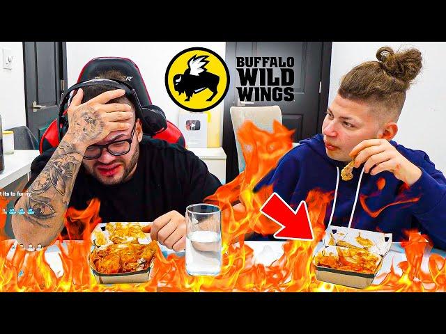 World's *SPICIEST WINGS* Challenge with Jayden! (NO WATER)