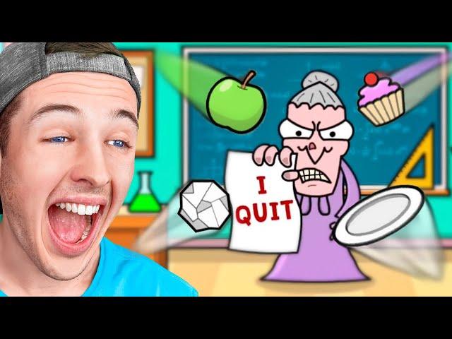 I Pranked My Teacher Until She QUIT! (worlds worst student)