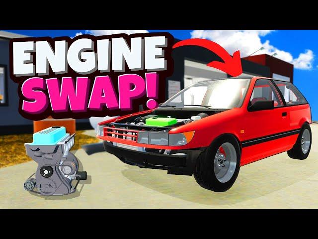 Engine Swapping to a POWERFUL Engine in the NEW CAR in the Mon Bazou Update!