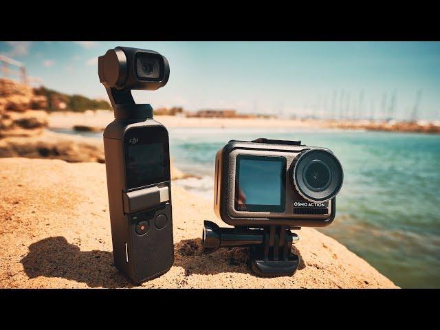 DJI OSMO ACTION VS OSMO POCKET COMPARISON