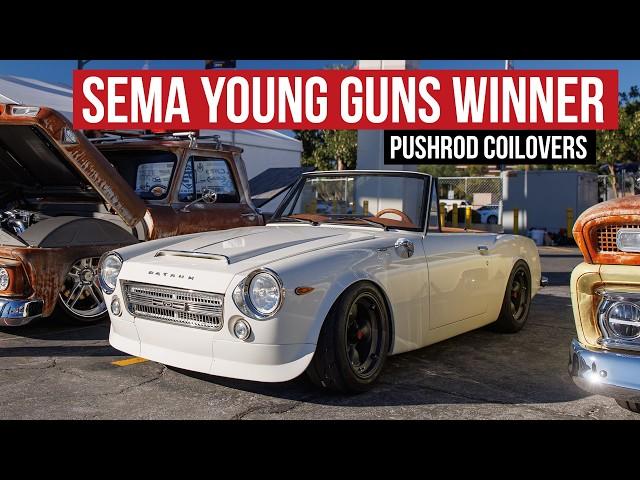 Carbureted SR20-Swapped Datsun Roadster w/ Pushrod Suspension Wins SEMA Battle of the Builders!