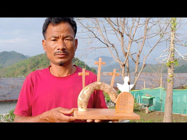 Making tomb for the Easter Sunday .2025.date.20.@Wangbapkonyak