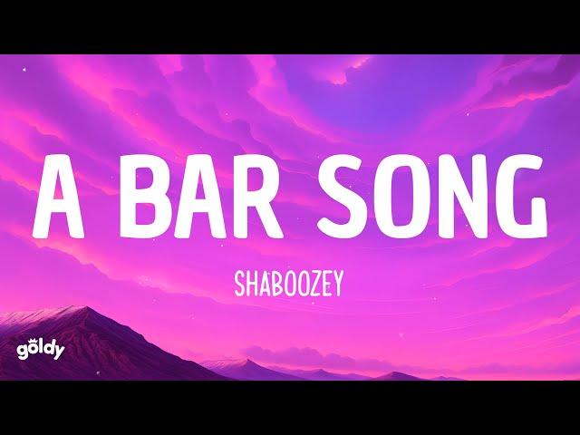 Shaboozey - A Bar Song (Lyrics) (Tipsy) "Everybody at the bar gettin' tipsy"