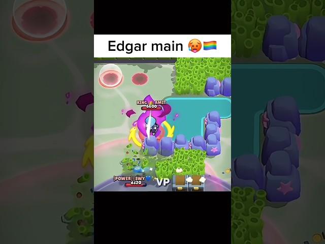 BEST Edgar PLAYER in Brawlstars  #brawlstars #brawlstarsedit #shorts #viral